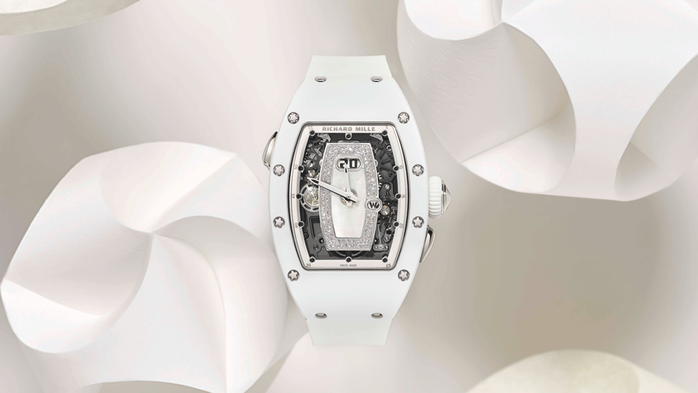 Richard Mille Introduces a New $180,000 Ladies Watch in All-White Ceramic