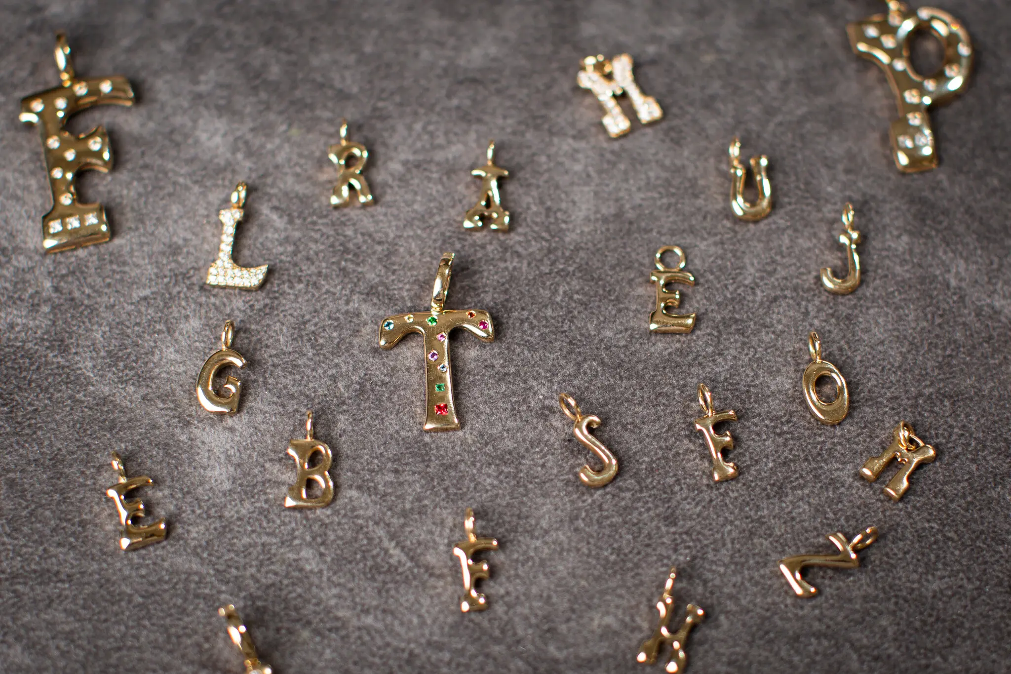 Letter Jewelry Spells Success These Days