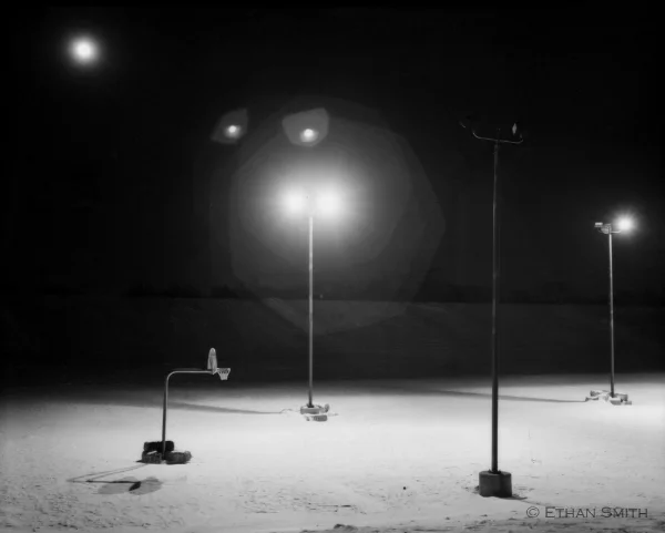 Basketball Court, January, 11pm