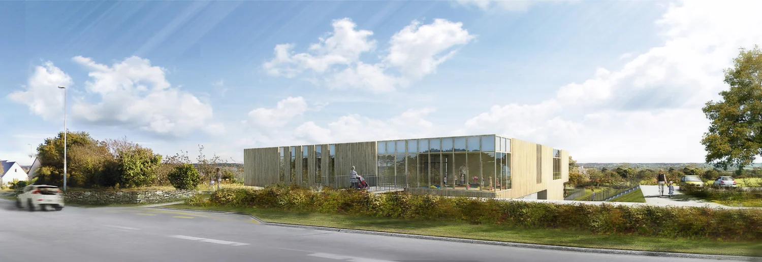 PERSPECTIVE DE LA FAÇADE NORD&nbsp;