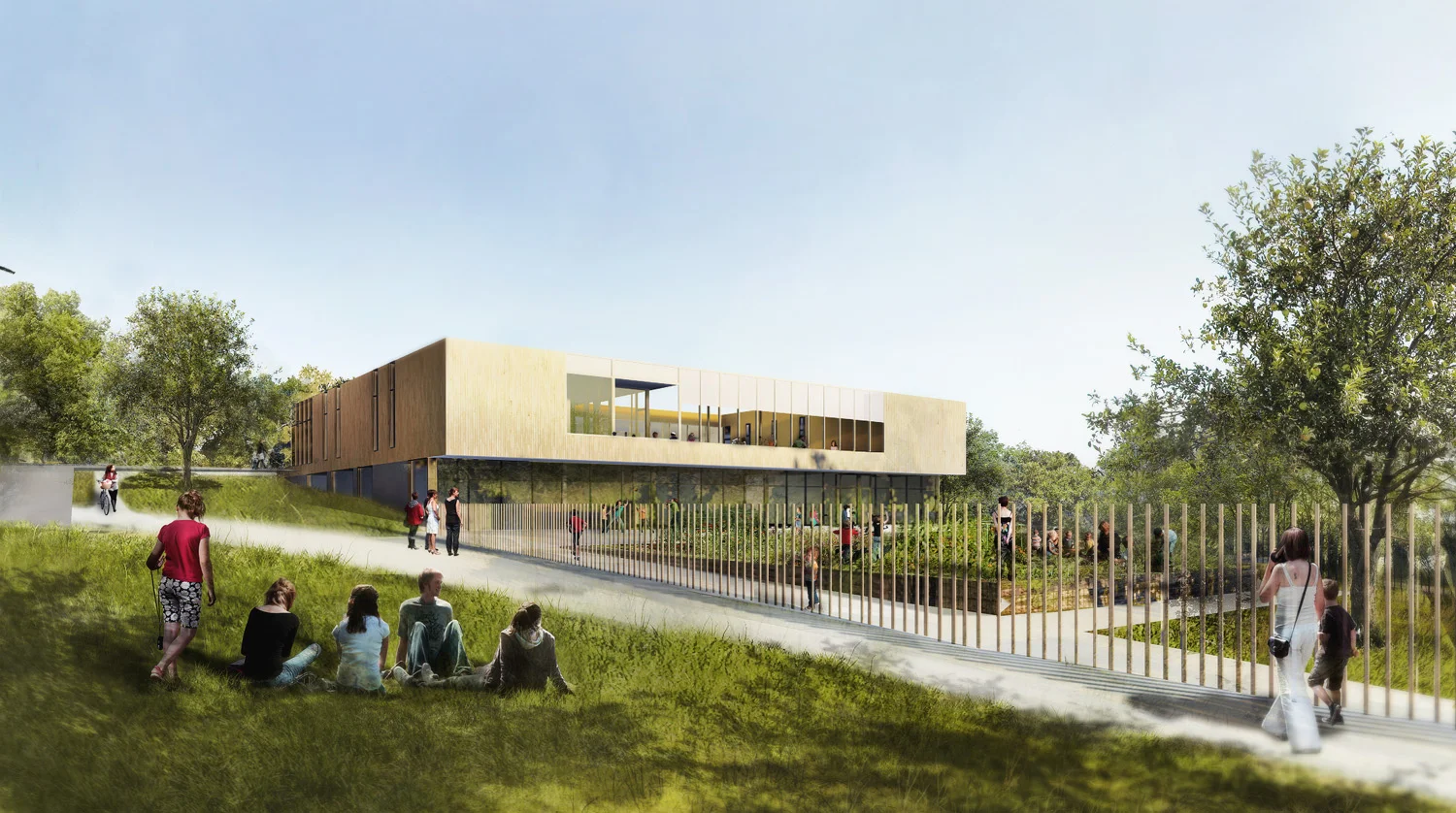 PERSPECTIVE DE LA FAÇADE SUD