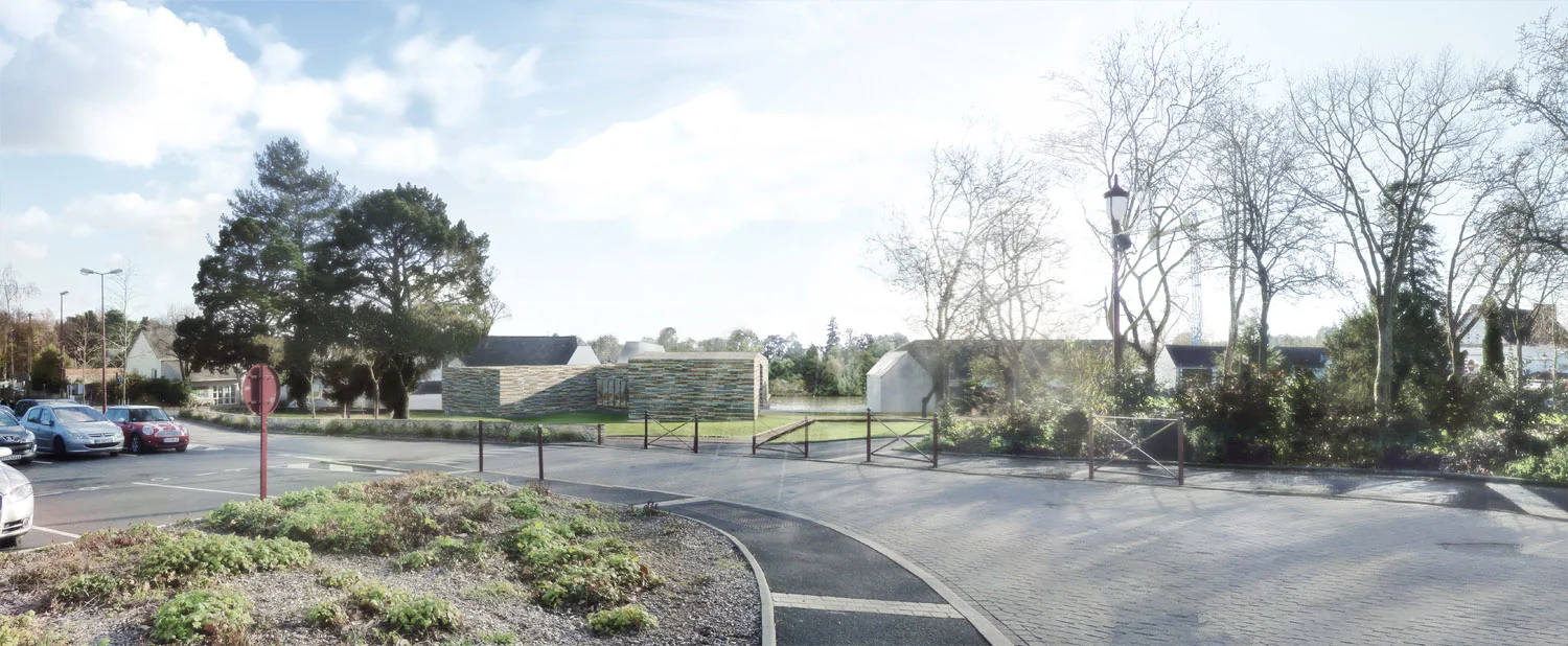 PERSPECTIVE DE LA FAÇADE NORD