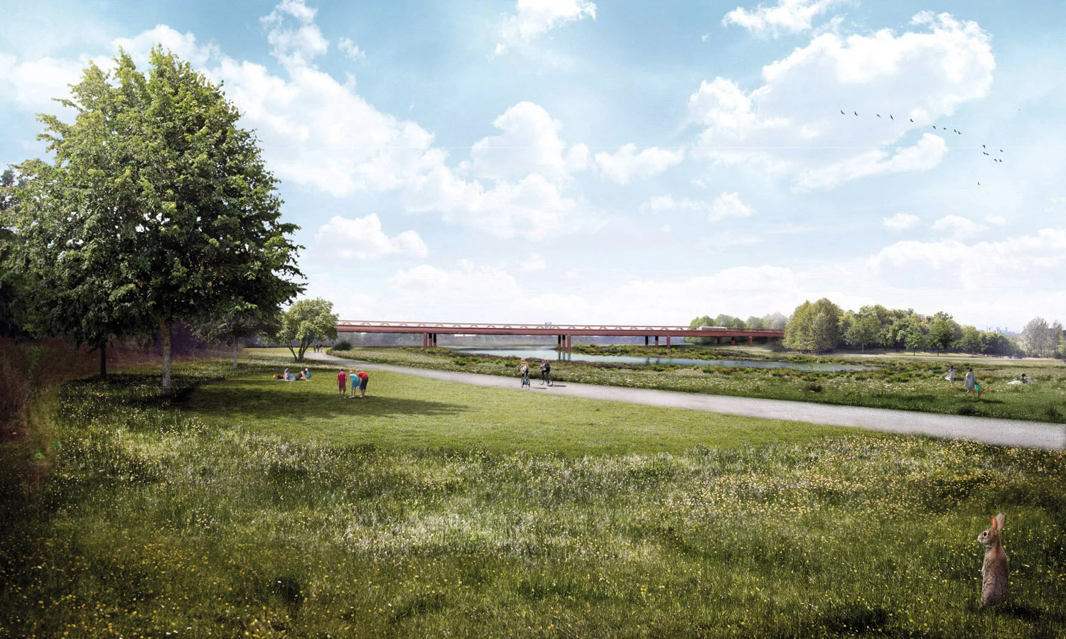 PERSPECTIVE DEPUIS LE PARC