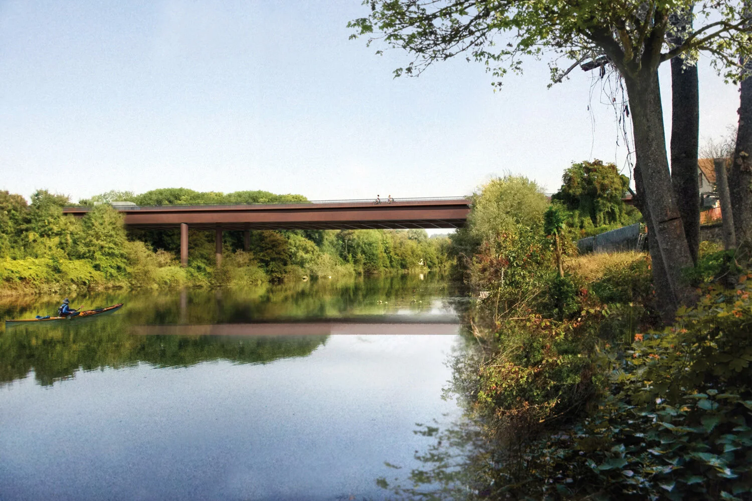 PERSPECTIVE DEPUIS LA SEINE