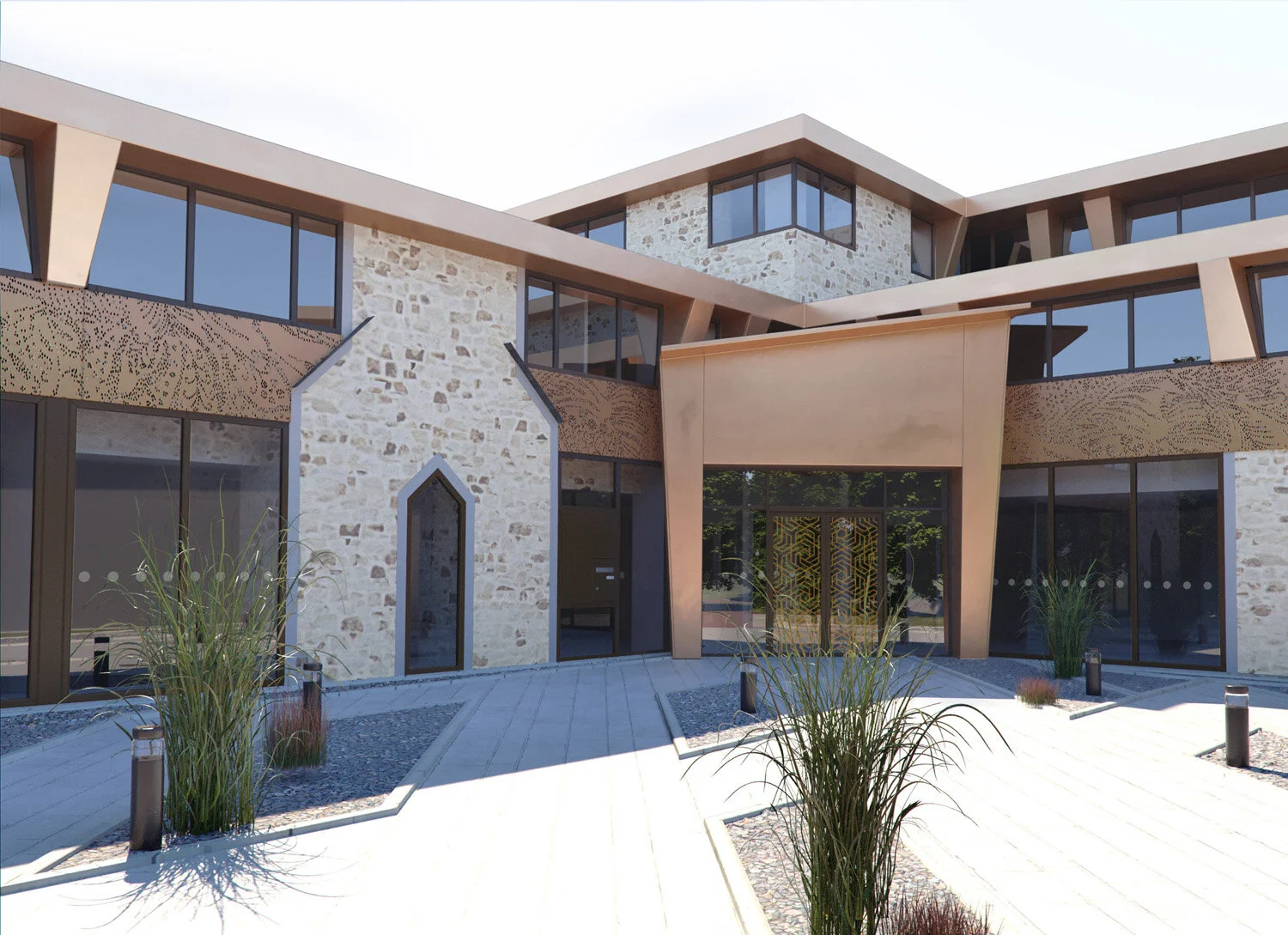 PERSPECTIVE DE L’ACCÈS PRINCIPAL