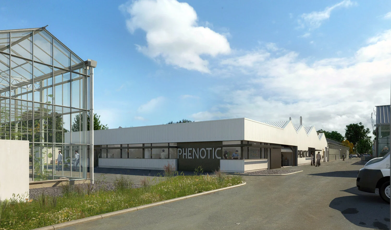 PERSPECTIVE DEPUIS L’ALLÉE CENTRALE