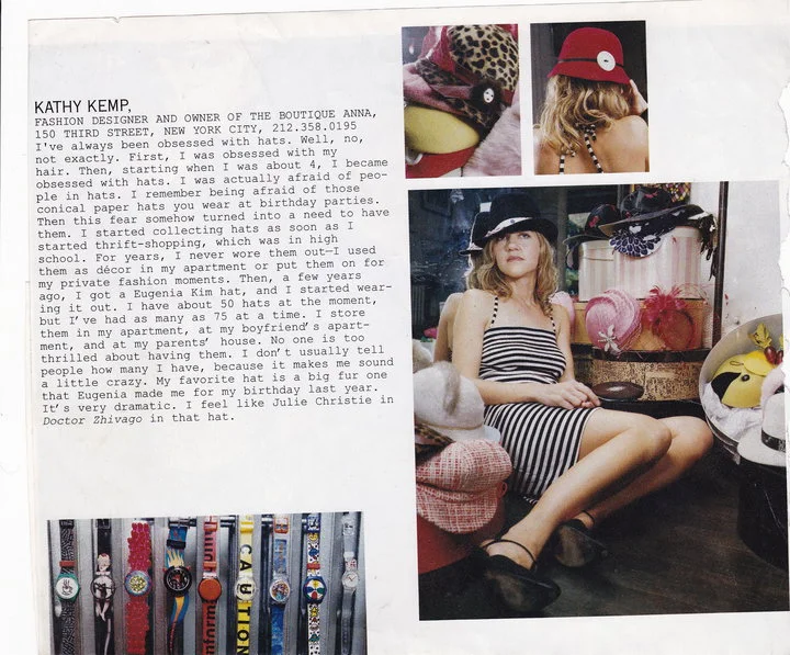 Kathy Kemp in ANNA in Nylon Magazine.