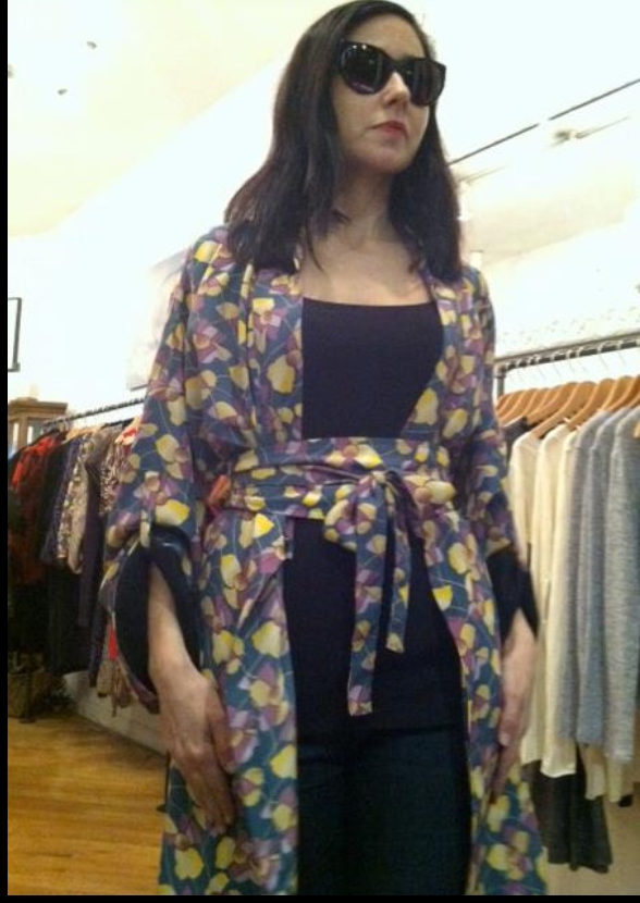 Rebecca in the Anna Kimono