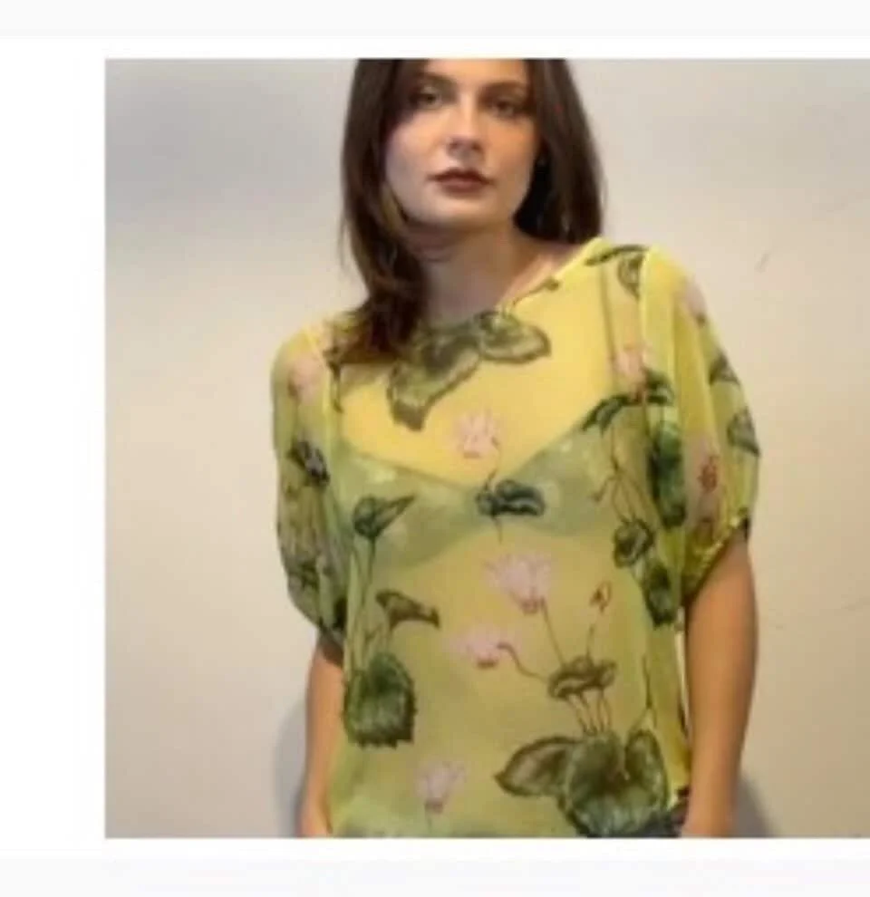 Amy Top in Water Lily