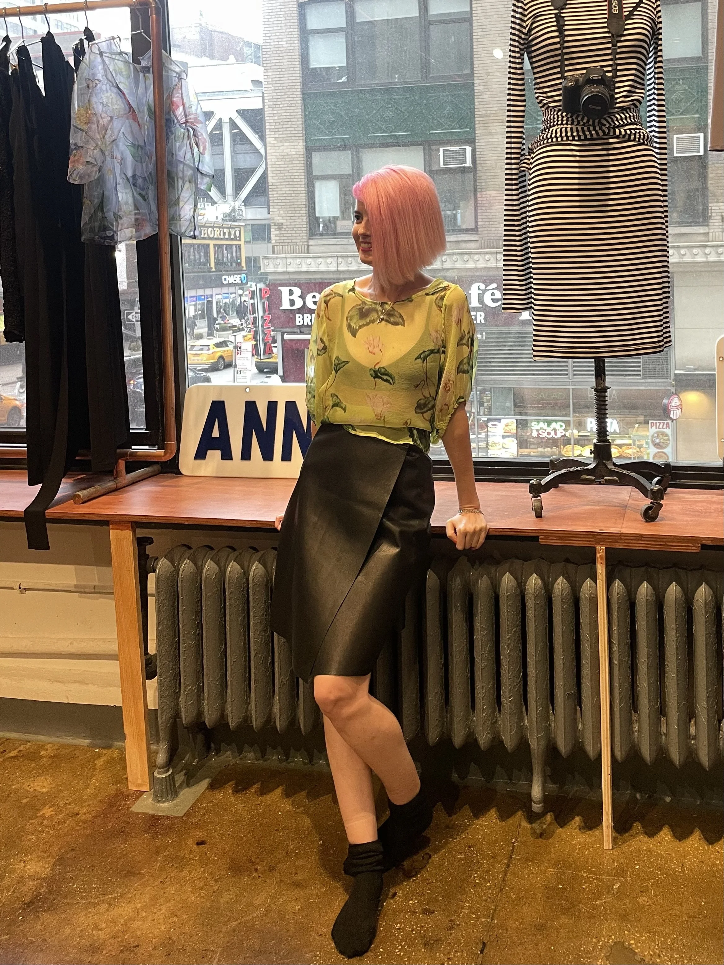 Amy Top in Water Lily