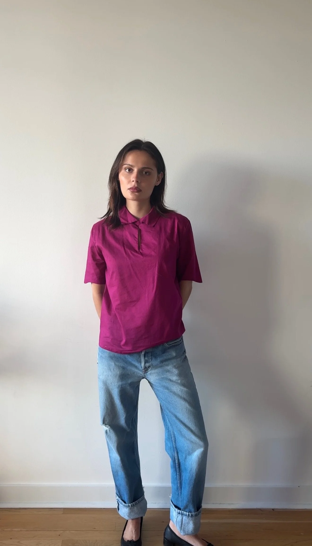 Semi Sweet Summer Top in Fuchsia
