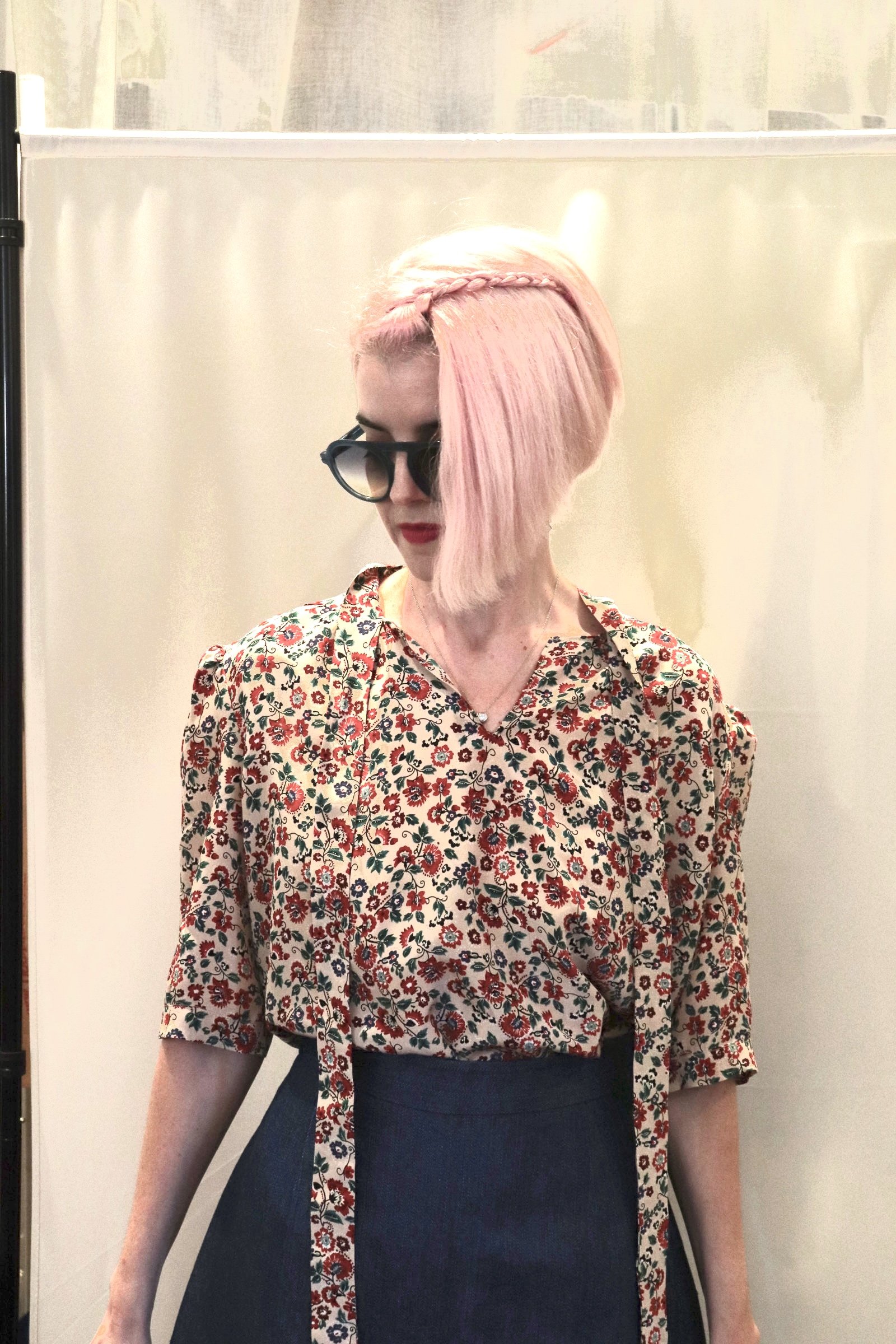 Tie Top in Dahlia