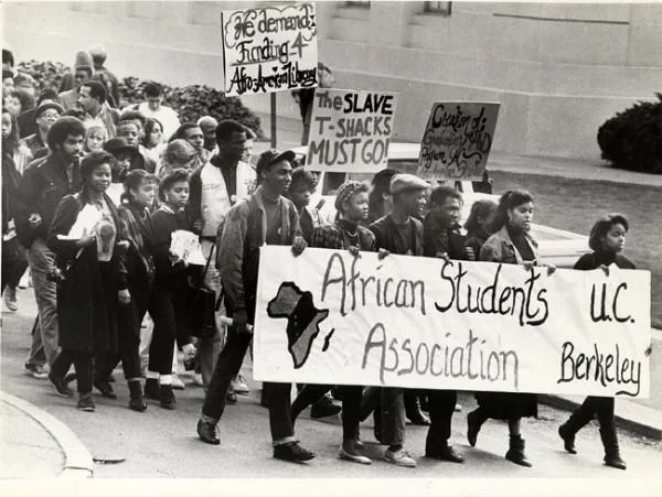 Dr. Collins arrived on campus during an upwelling of student protests. ( source ) 
