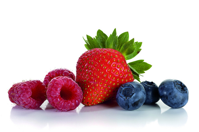 The berries are waiting. By " A Healthier Michigan via a CC 2.0 license "