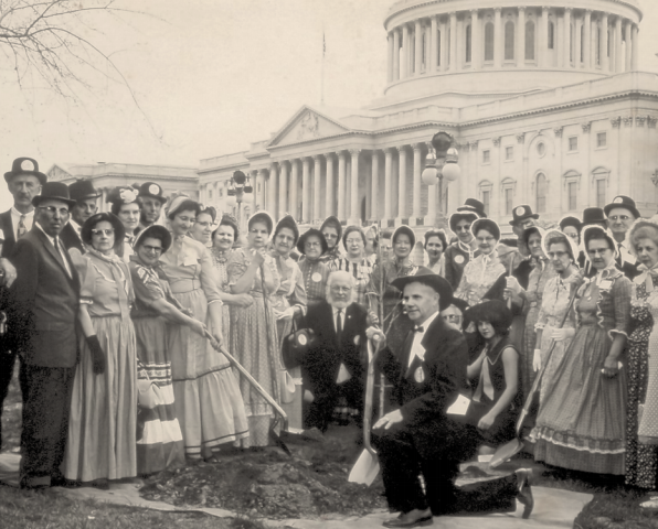 The first Arbor Day in the United States, 1872 Nebraska City ( source )