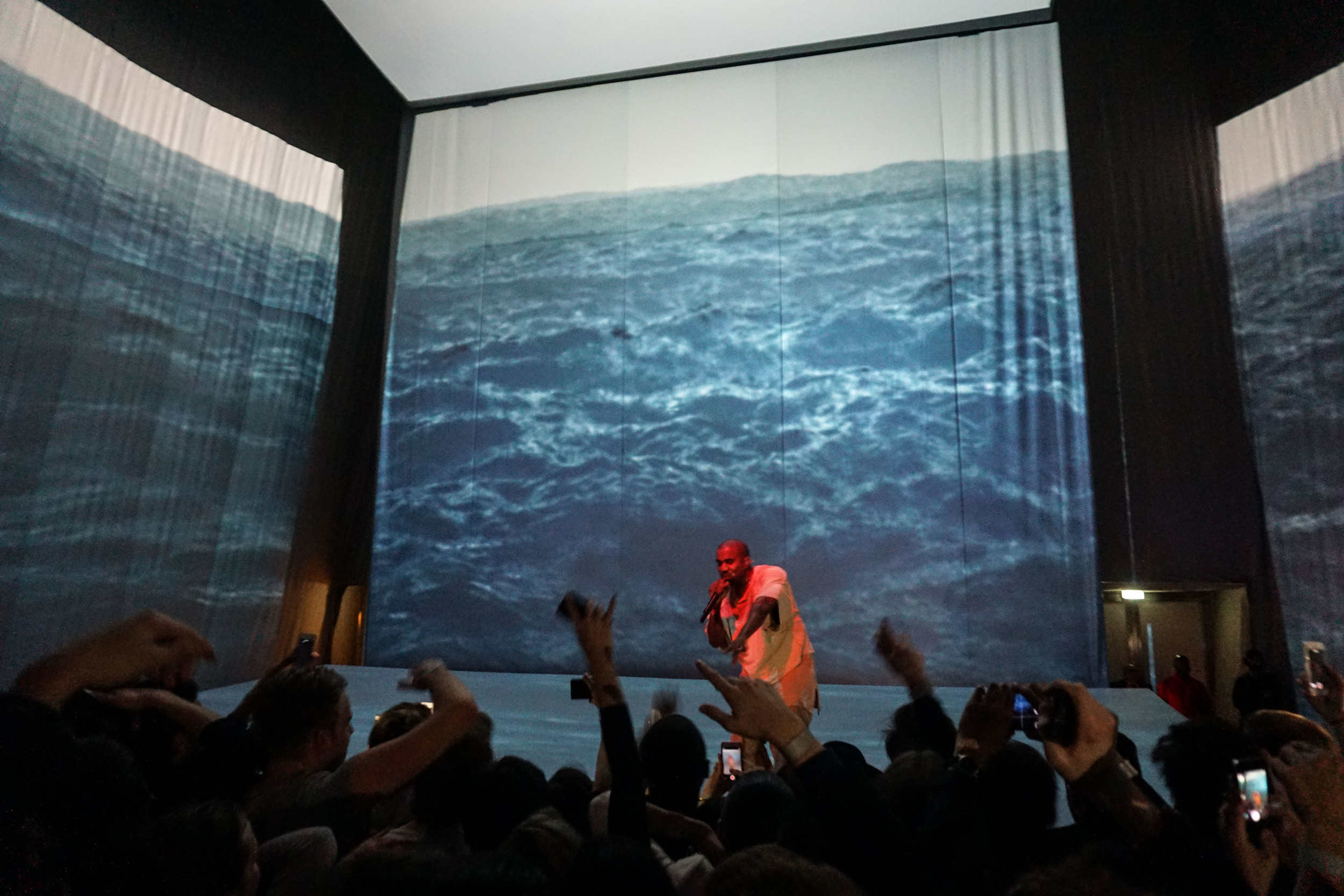 Kanye West at Foundation Louis Vuitton