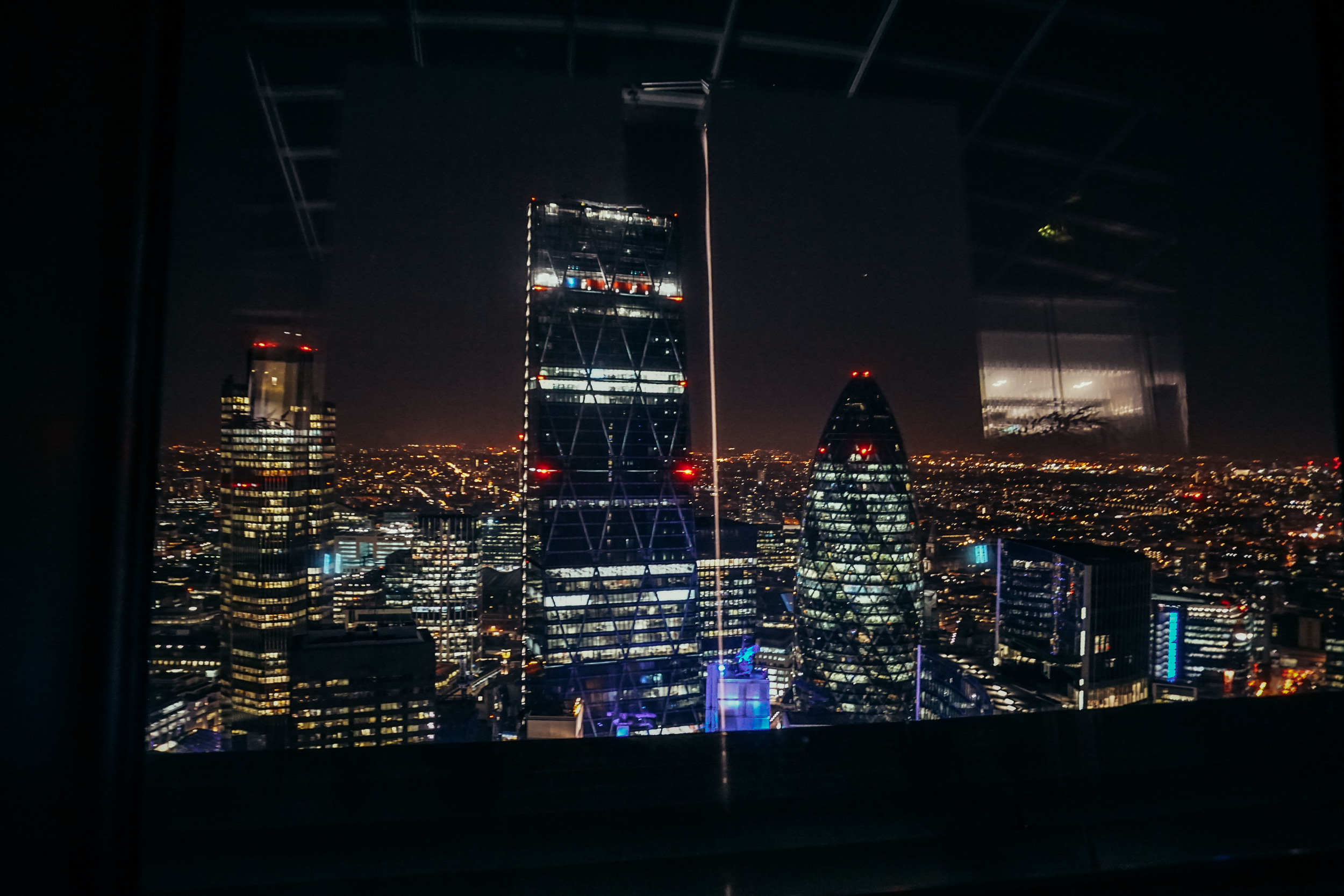 Sky Gardens at 20 Fenchurch Street at night