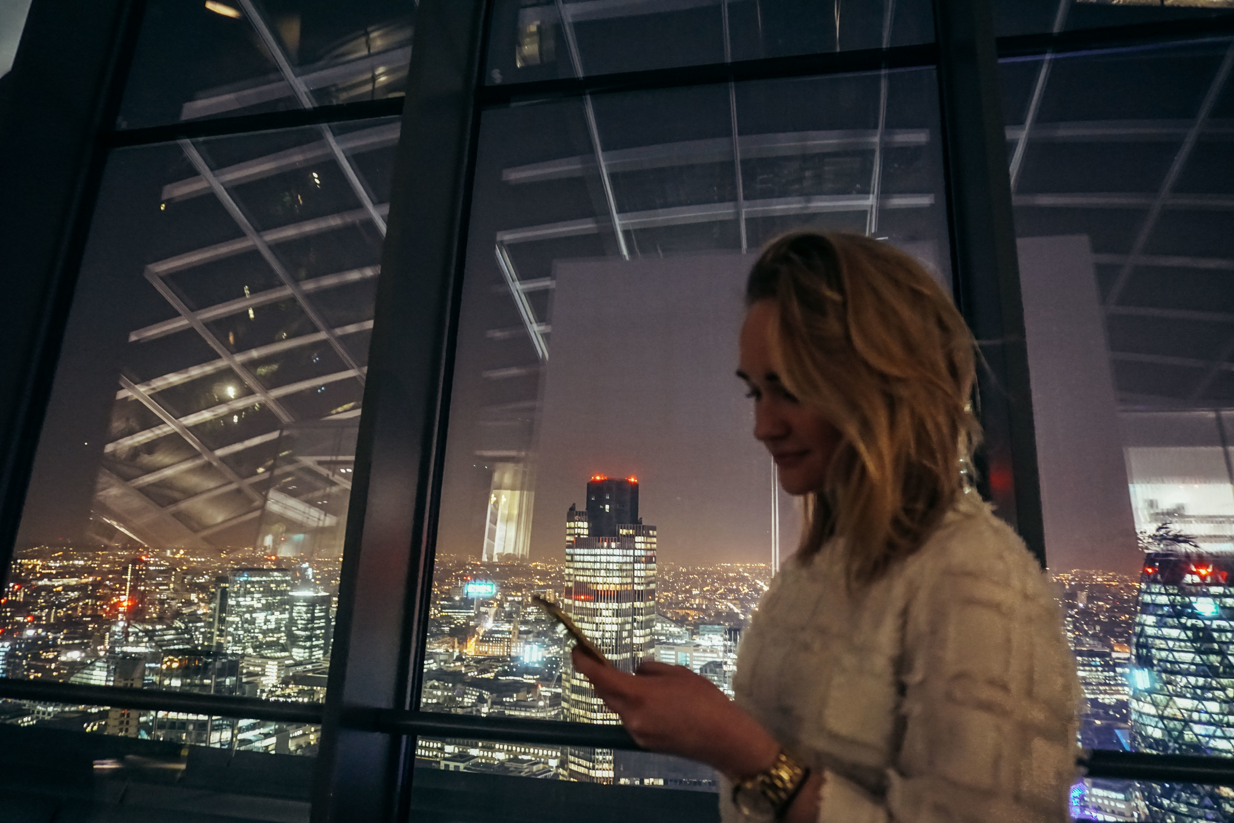Sky Gardens at 20 Fenchurch Street at night