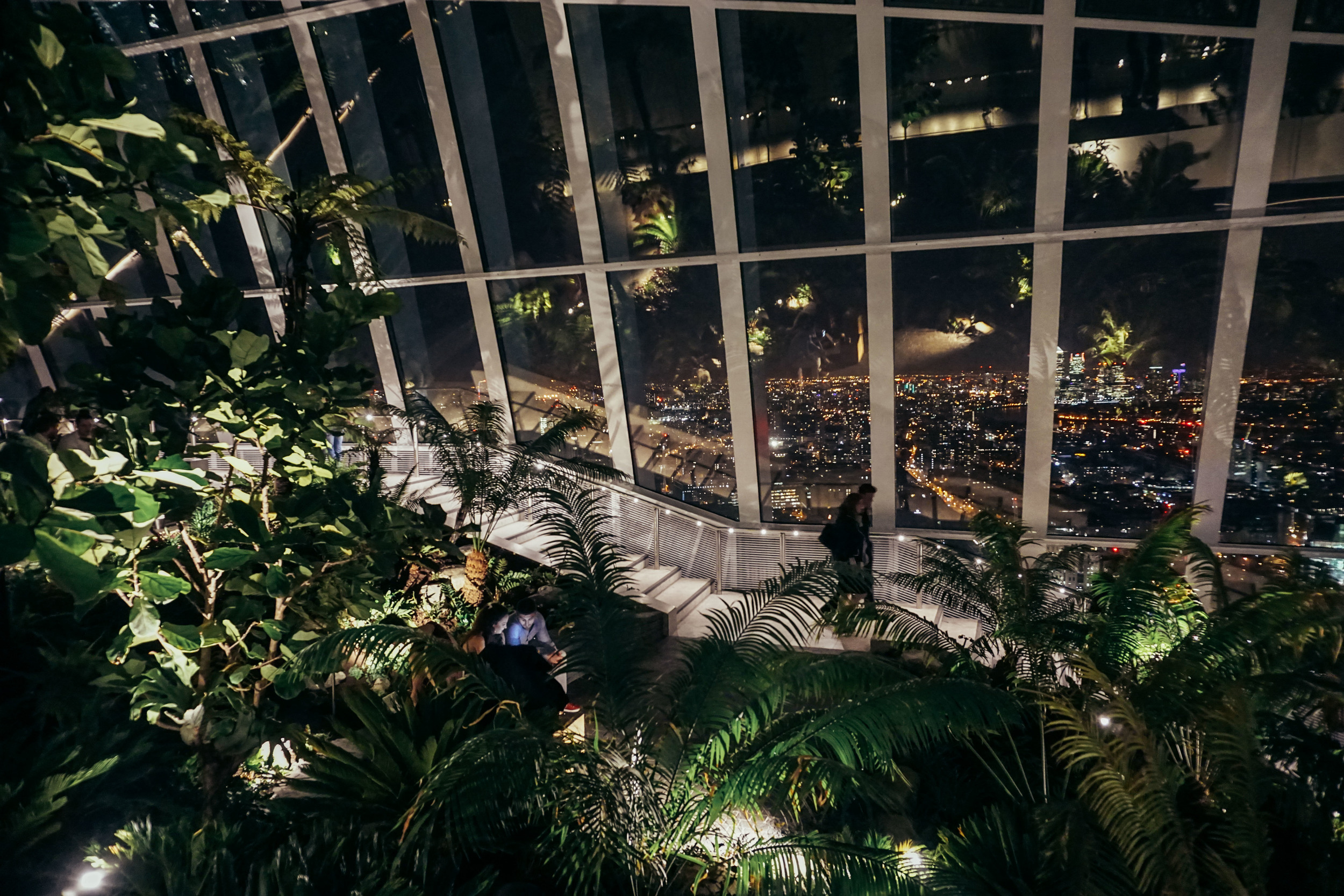 Sky Gardens at 20 Fenchurch Street at night