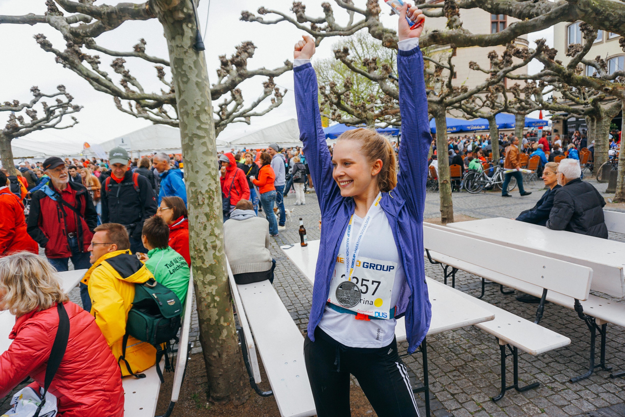 Marathon Düsseldorf finisher