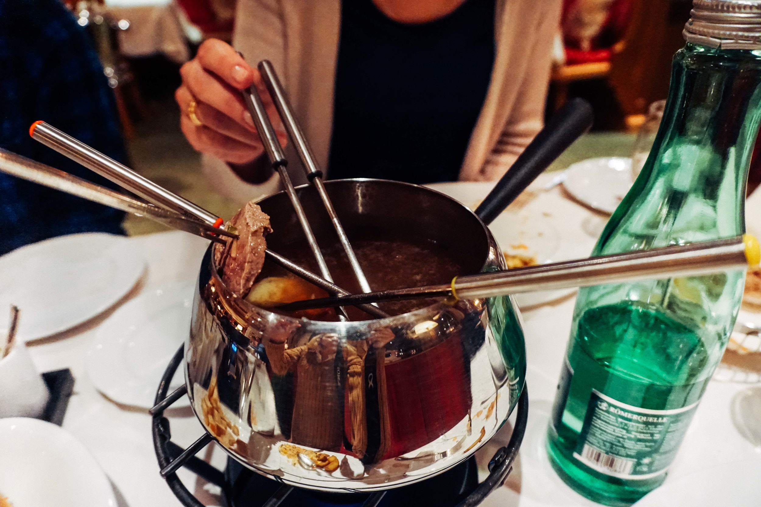 Chinese Fondue, Lech, Austria