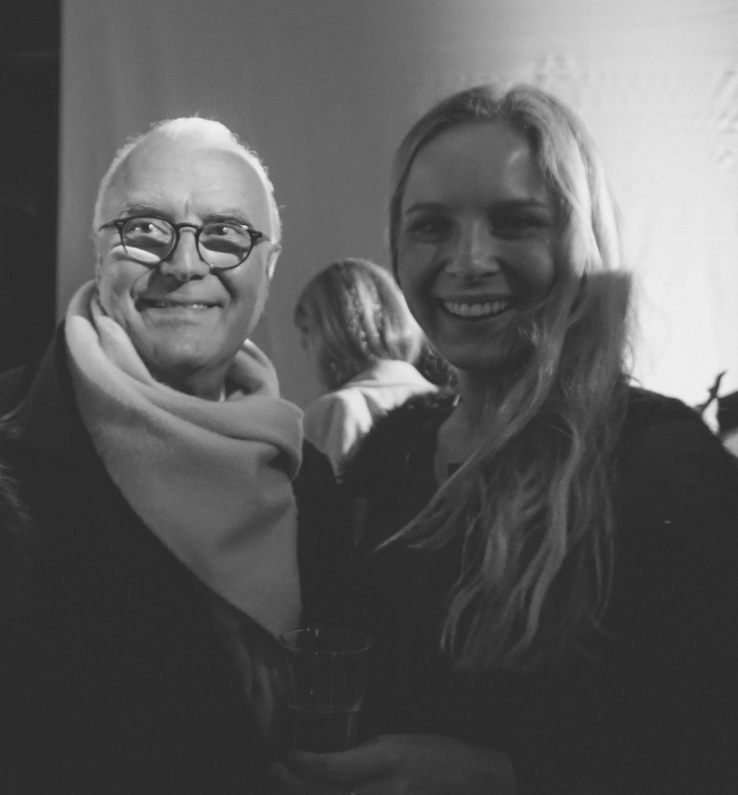 Kat Caprice meeting Manolo Blahnik.
