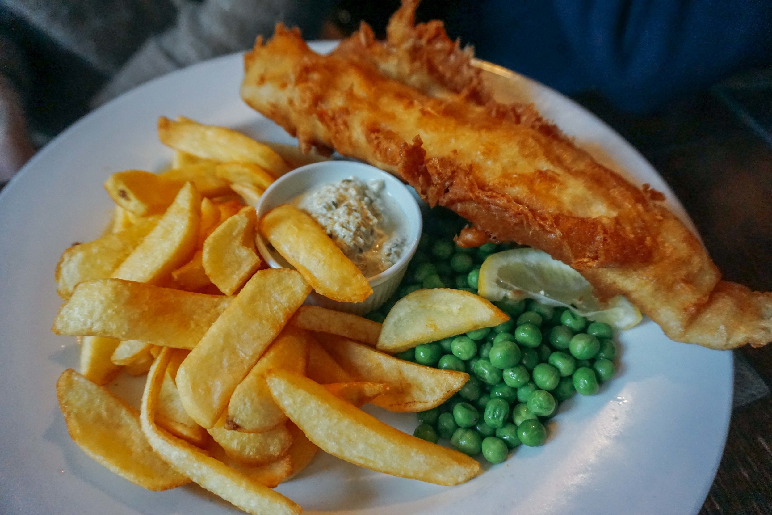 English pubs, fish and chips.