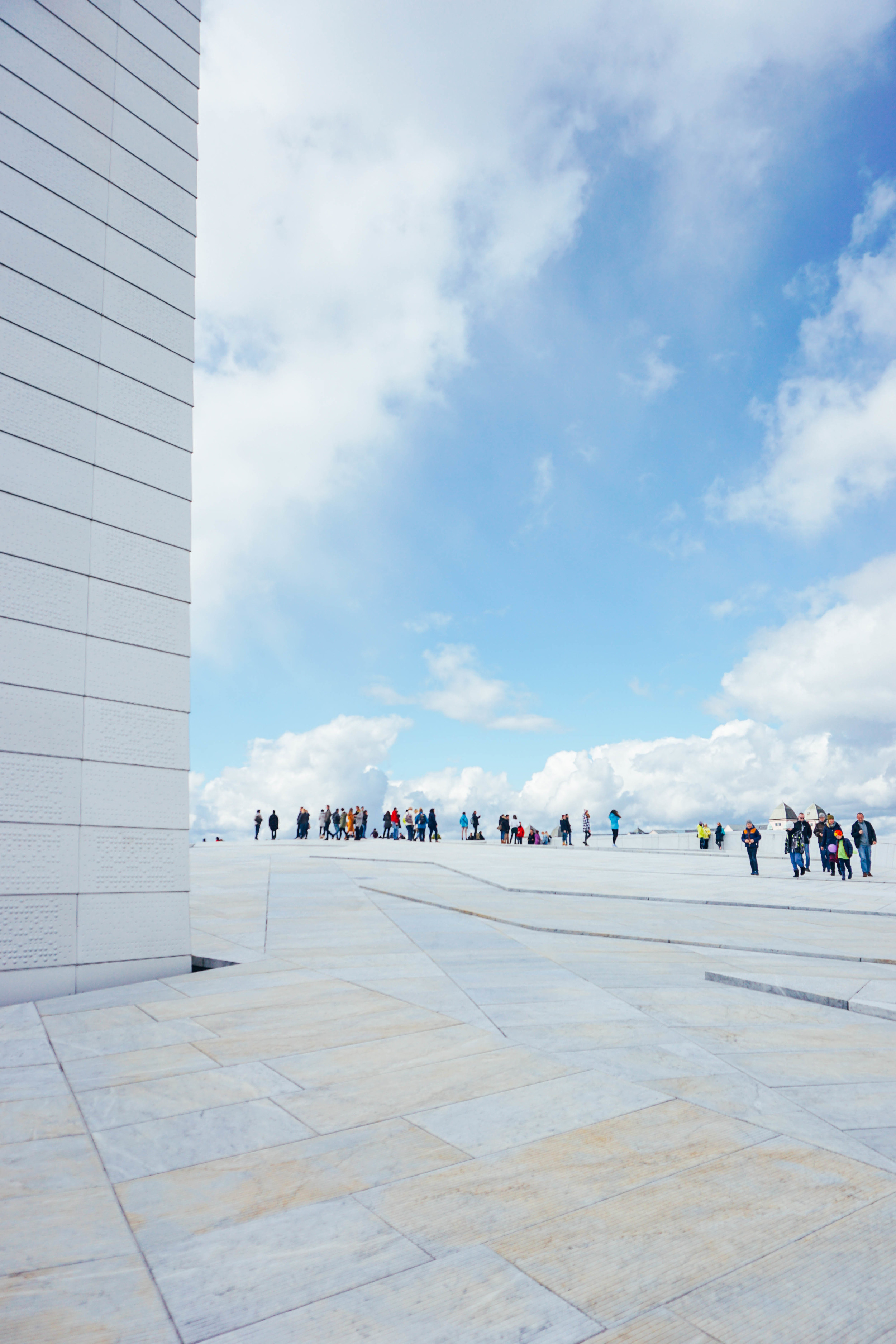 Travel to Norway and visit the Oslo Opera House