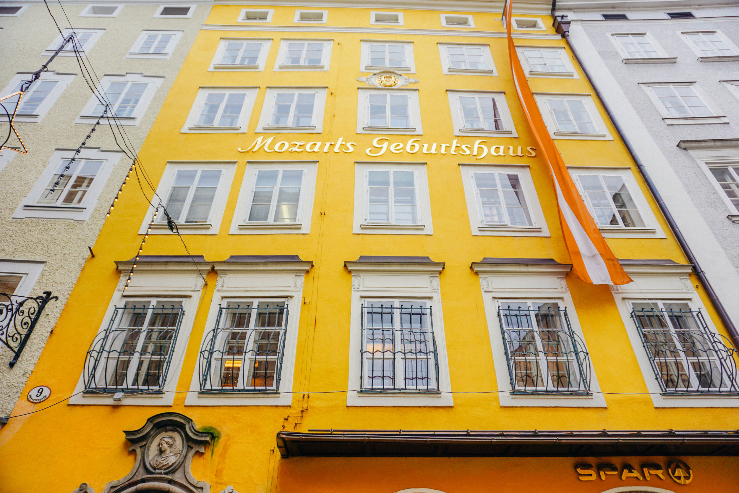 Mozart House in Salzburg Austria