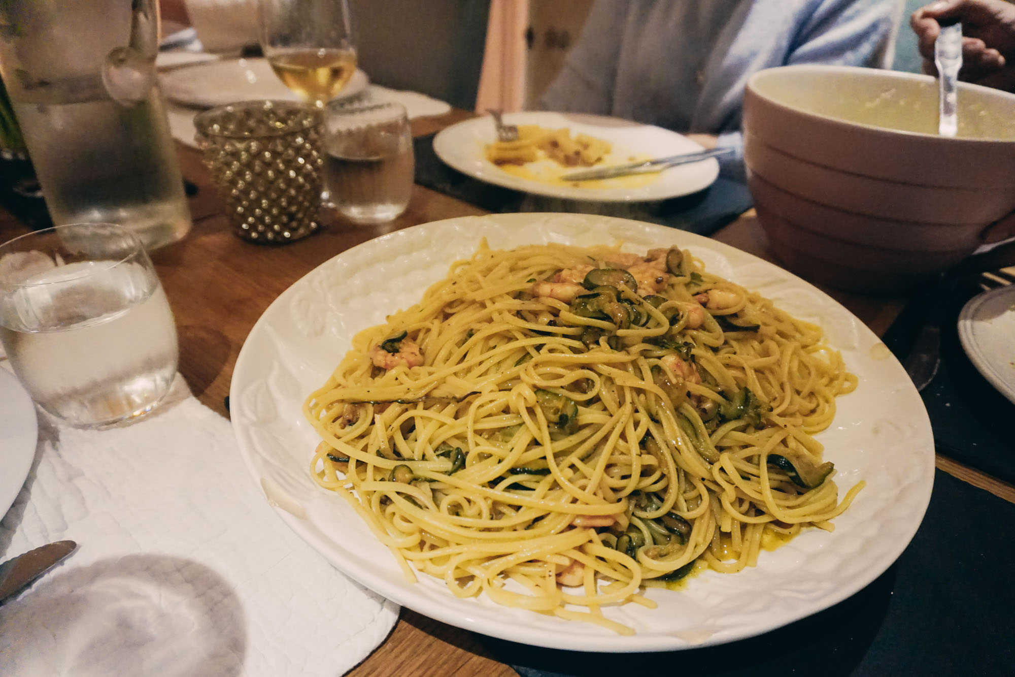 Bath, UK. Airbnb-cooking birthday dinner.