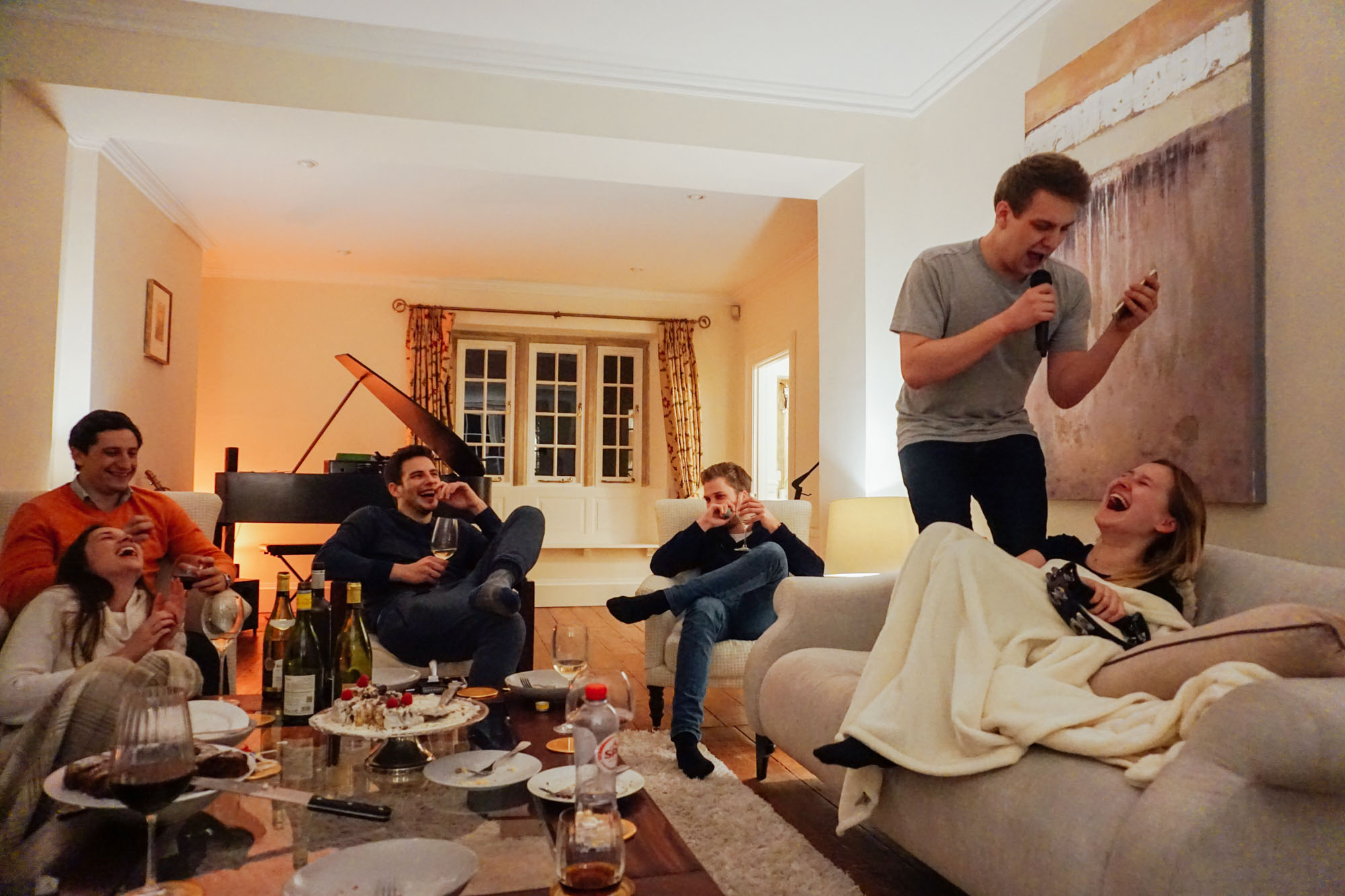 Bath, UK. Airbnb-cooking birthday dinner.