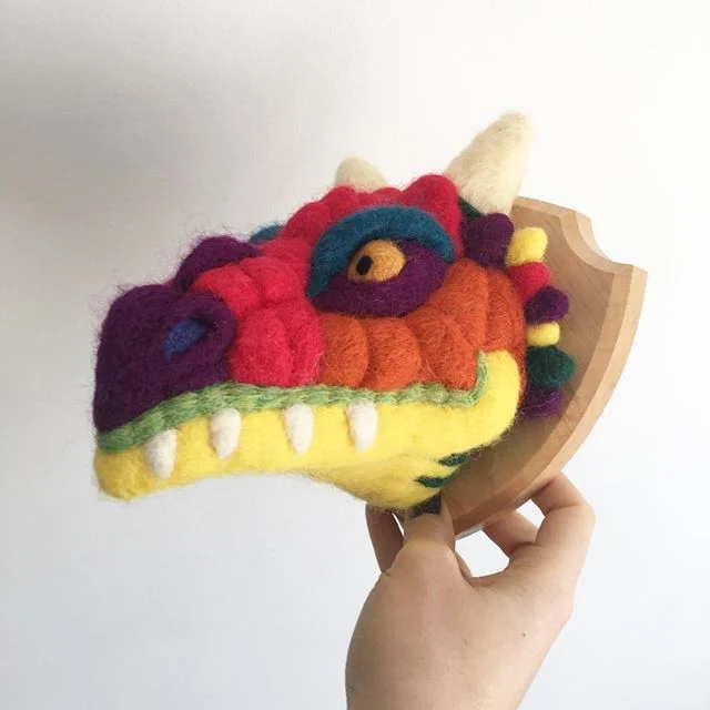 Surprise! It's a dragon! π²π #dragon #fauxtaxidermy #nurserystyle #nurserydecor #playroomdecor #playroominspo #dragonart #fantasyworld