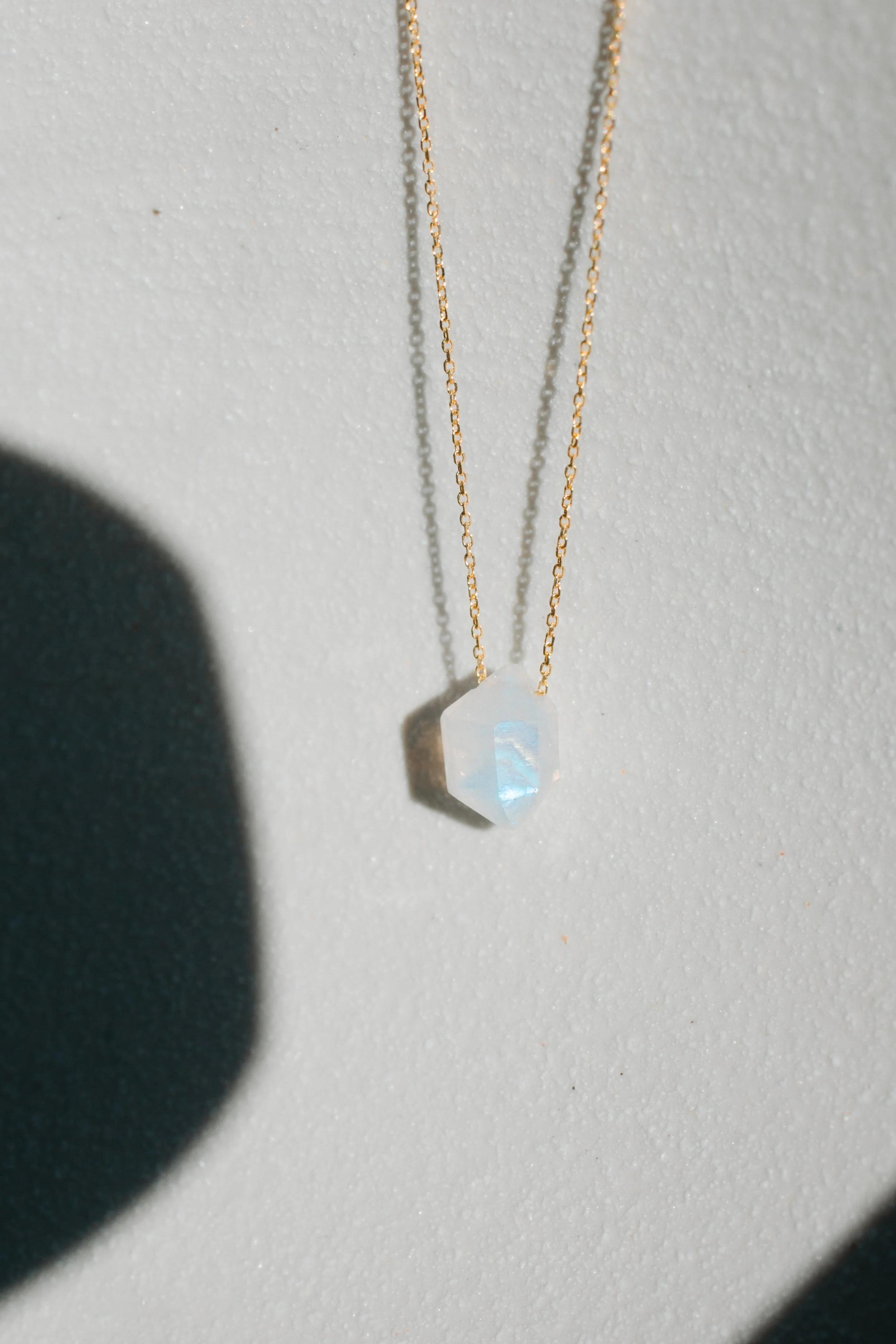 Rainbow Moonstone Necklace