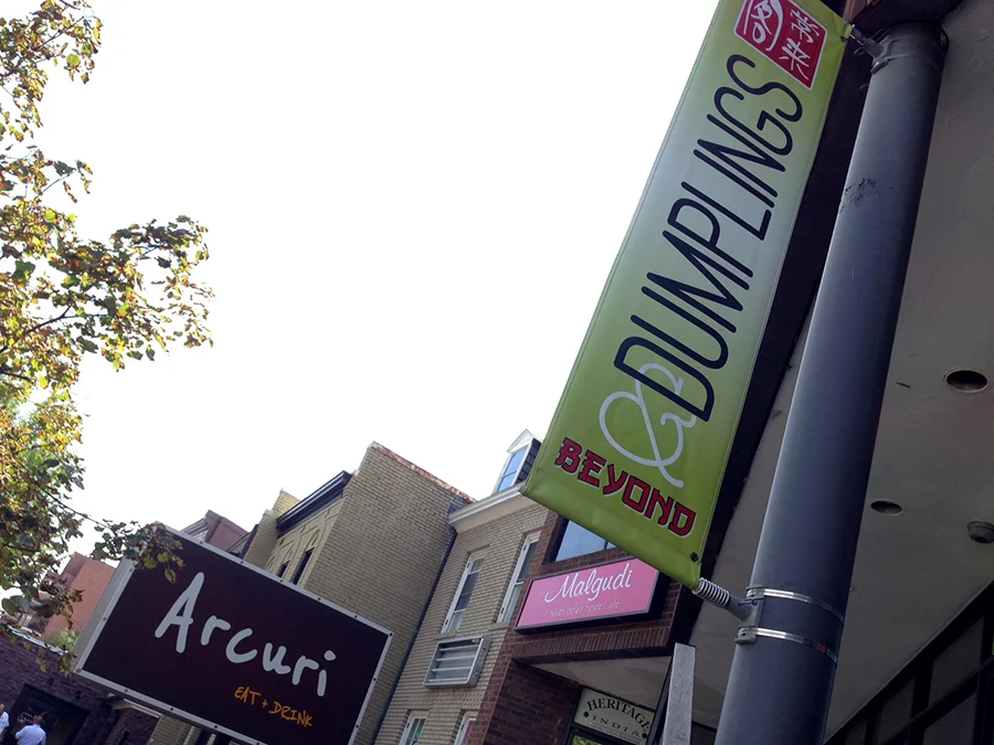 Arcuri and Dumplings & Beyond Signs