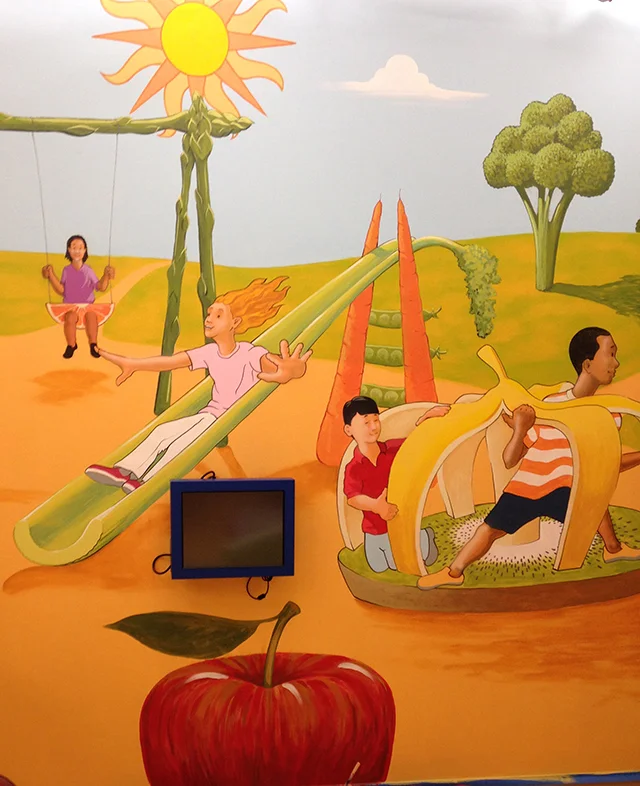 DO Play with Your Veggies Mural