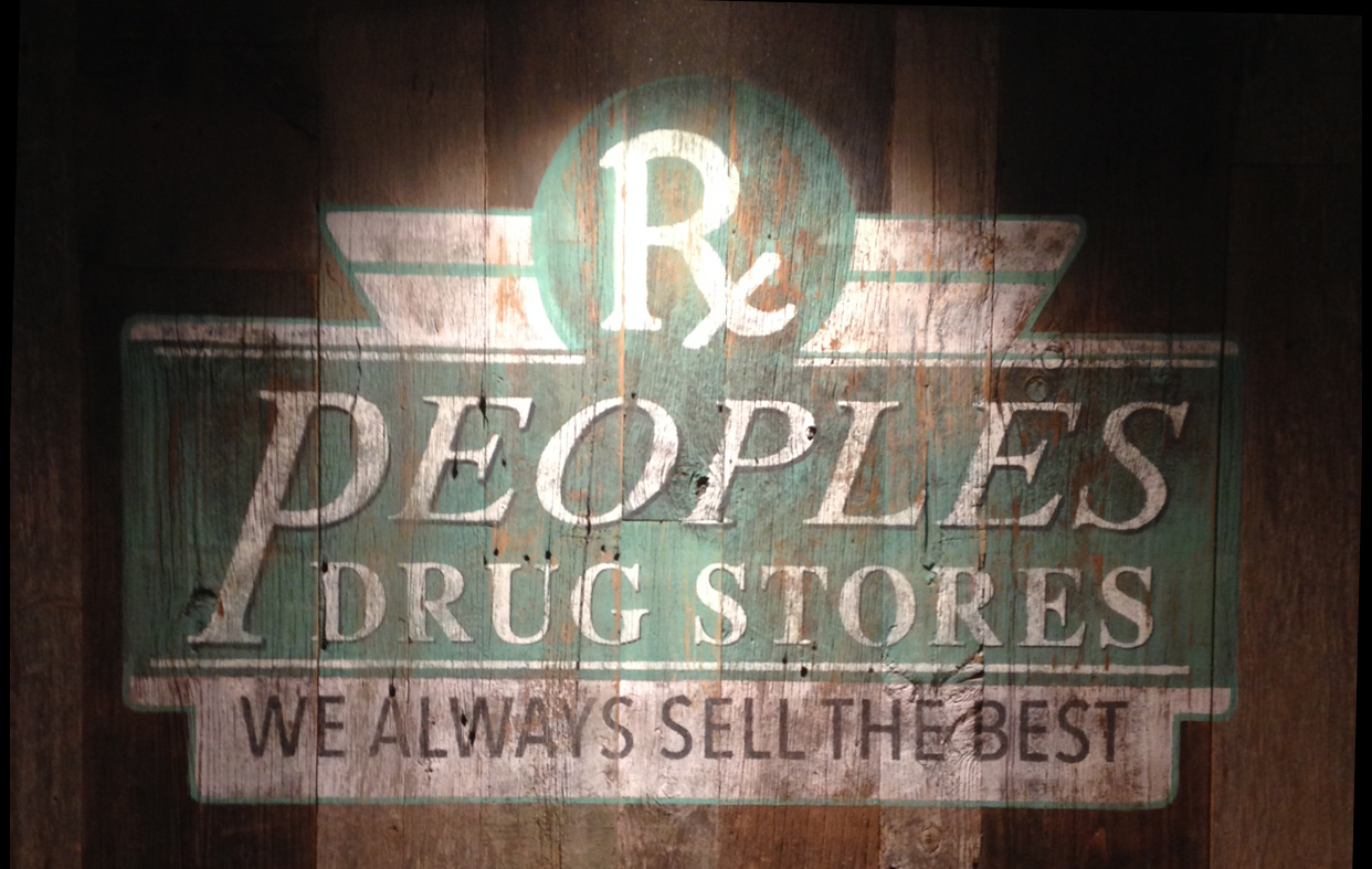 Peoples Drug Ghost Sign at Nats Park