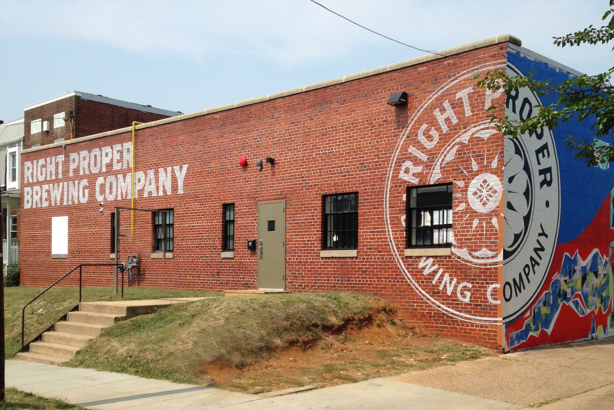 Ghost Sign Right Proper Brewing Company