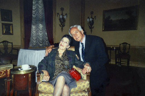  Mme. Albanese with the author at her club in Manhattan