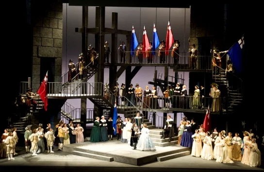  Robert A. Dahlstrom's set design for I Puritani , 2008