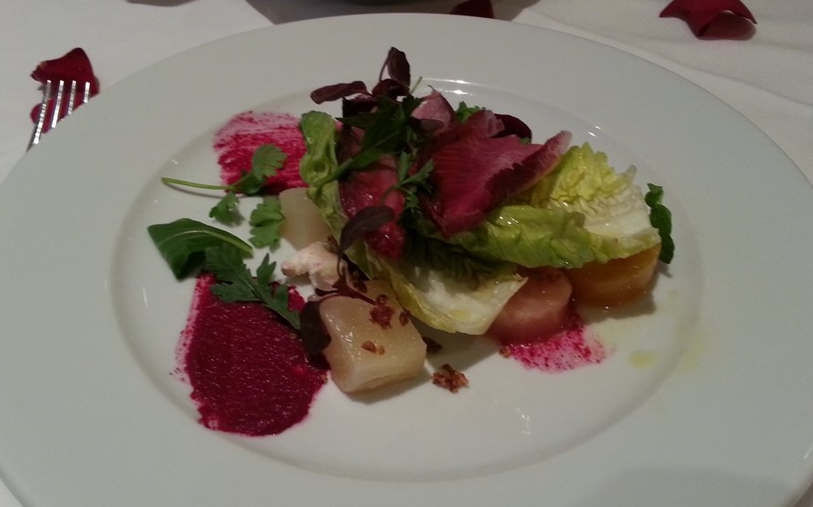 Beet salad at Leatherby's Café Rouge, Costa Mesa