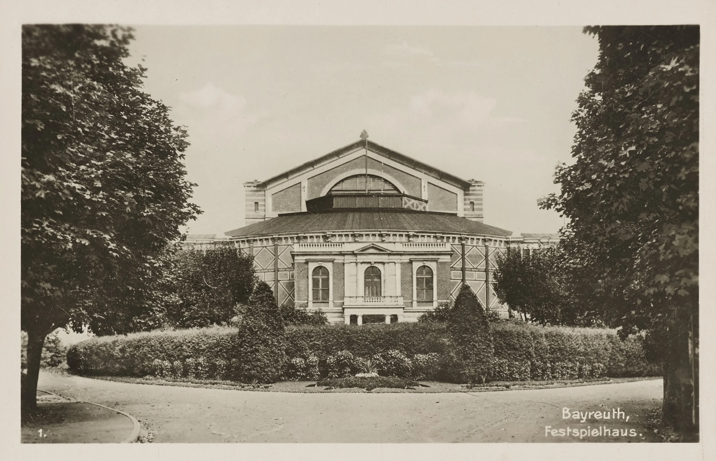 Bayreuth Festspielhaus, circa 1876