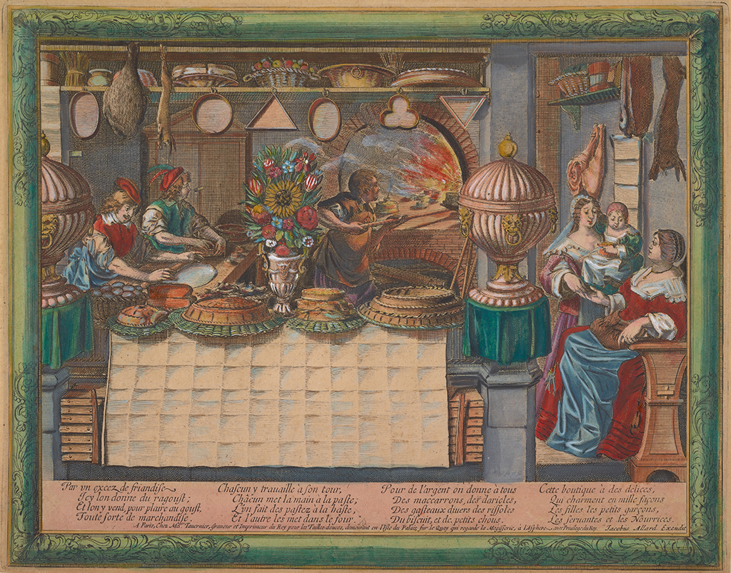 The pastry shop, Abraham Bosse, ca. 1600s