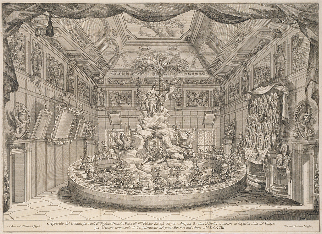  Centerpiece for the feast of Senator Francesco Ratta, 1693 