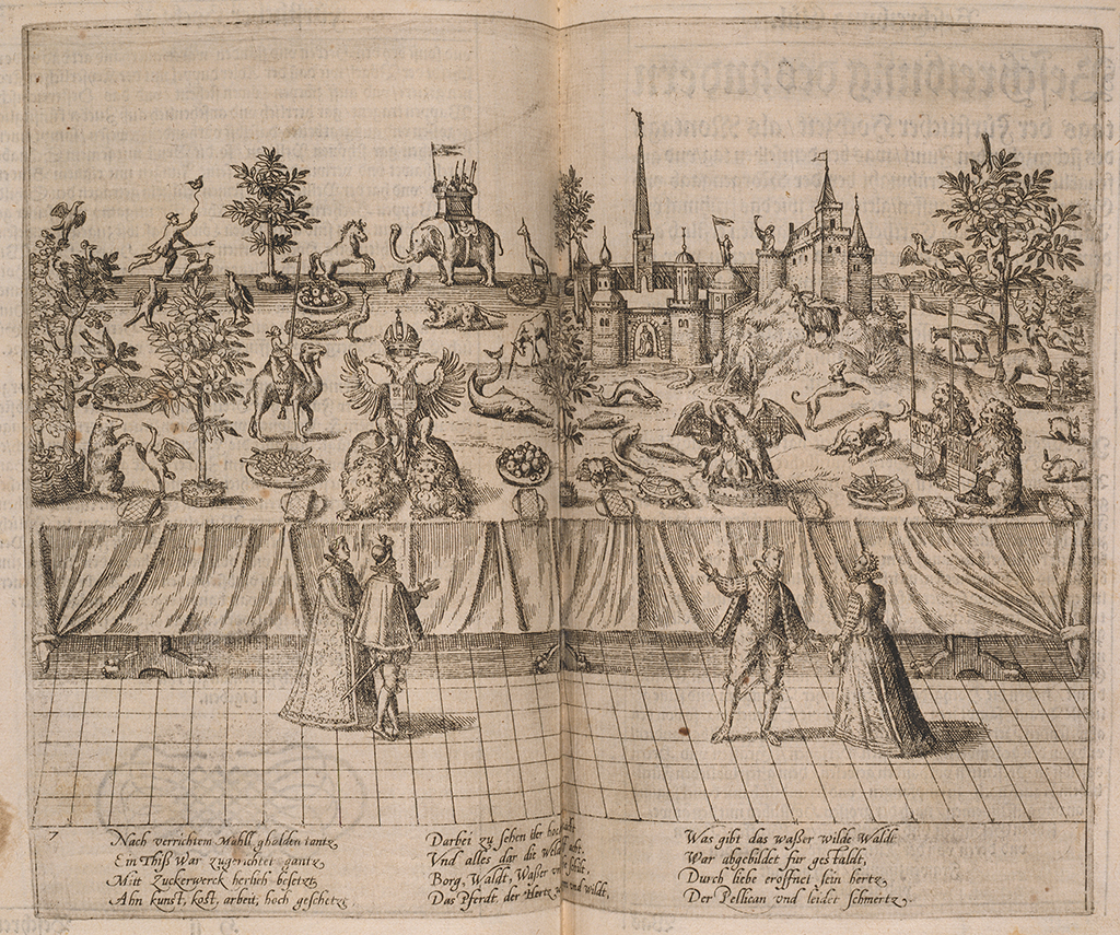  Table with sugar figures for the marriage of Duke of Jülich,&nbsp;1587. 
