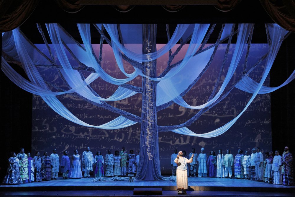  Jamez McCorkle as Omar with members of the San Francisco Opera Chorus 