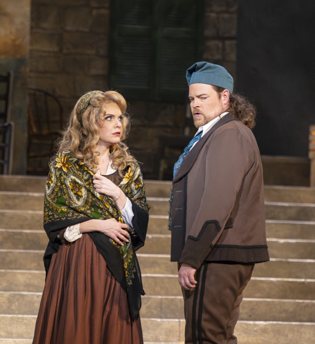   Santuzza (Maria Natale) and Turiddu (Christopher Olgesby) in  Cavalleria Rusticana , San Jose Opera  