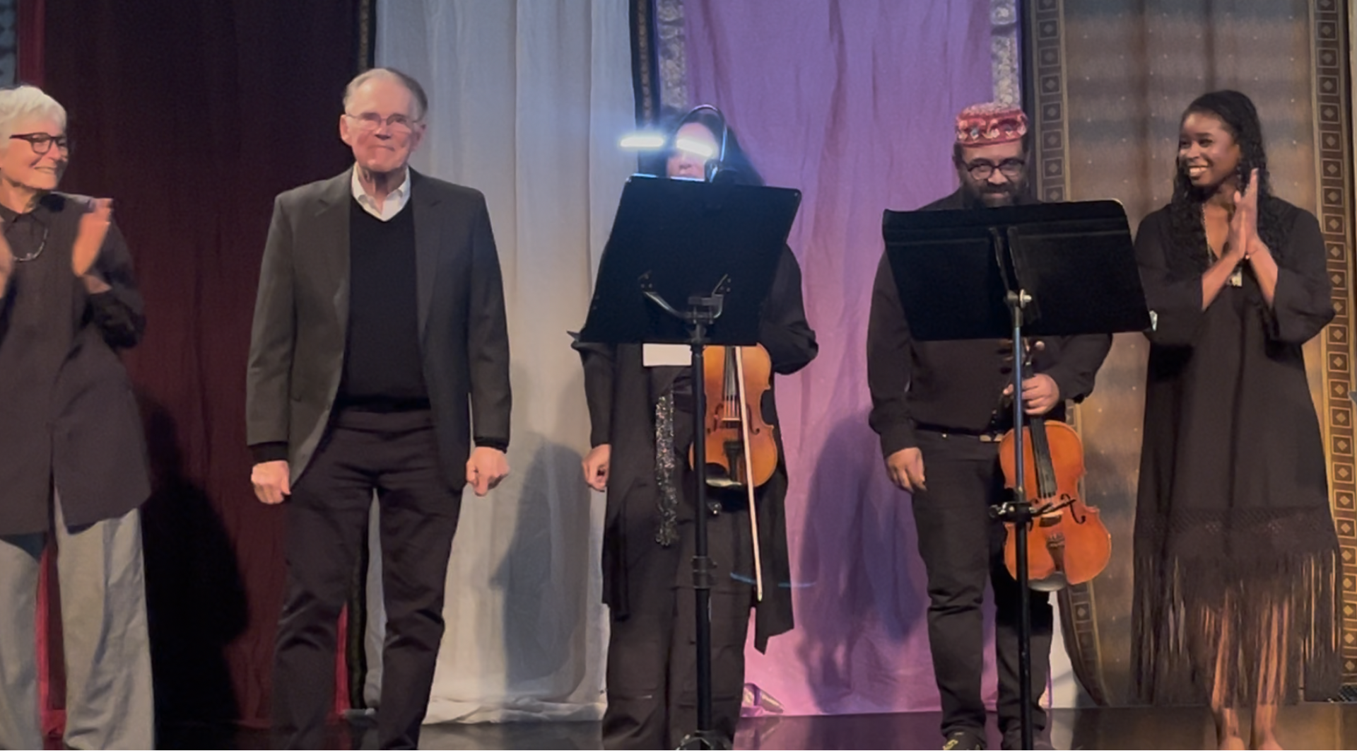 Enjoyable Evening of Suite for Violin, Viola and Female Voice in Berkeley