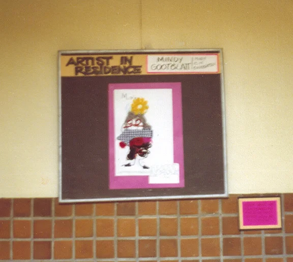  The blurry photo of the award-winning artwork.