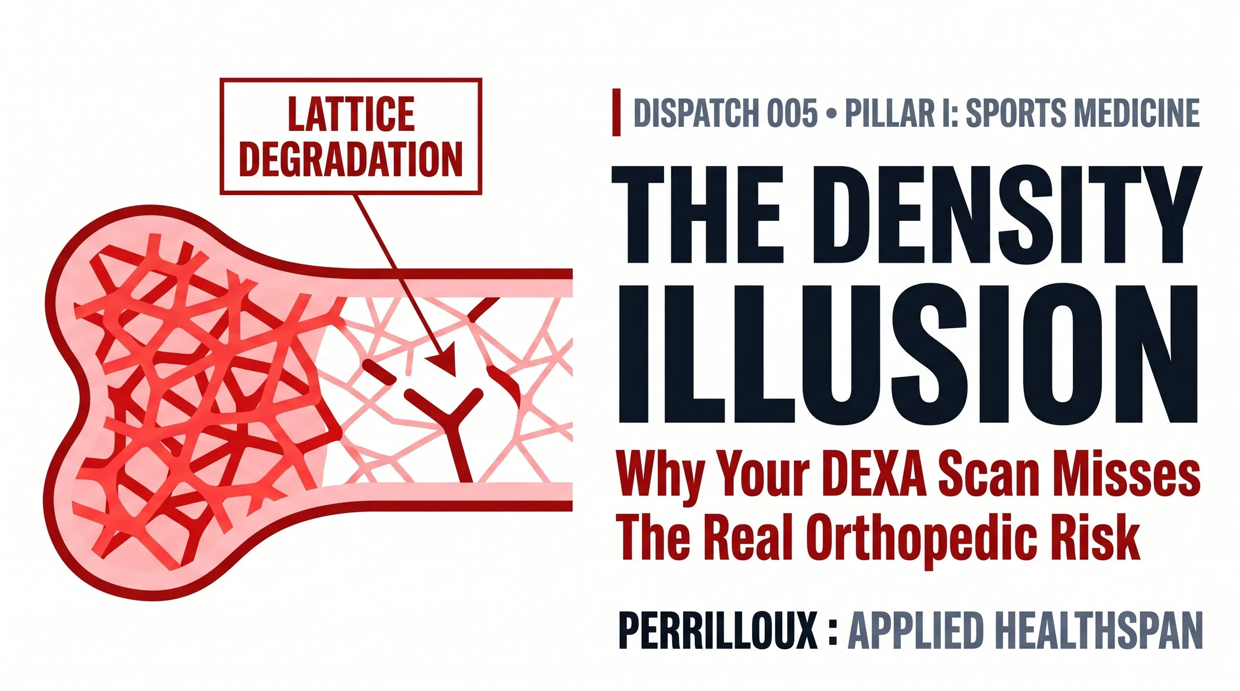     

 
   THE DENSITY ILLUSION: WHY YOUR DEXA SCAN IS HIDING YOUR TRUE ORTHOPEDIC RISK  Translating Dr. Harold Frost’s Mechanostat Theorem on Piezoelectric Mechanotransduction, Trabecular Micro-Architecture, and Osteogenic Loading for Structural Du