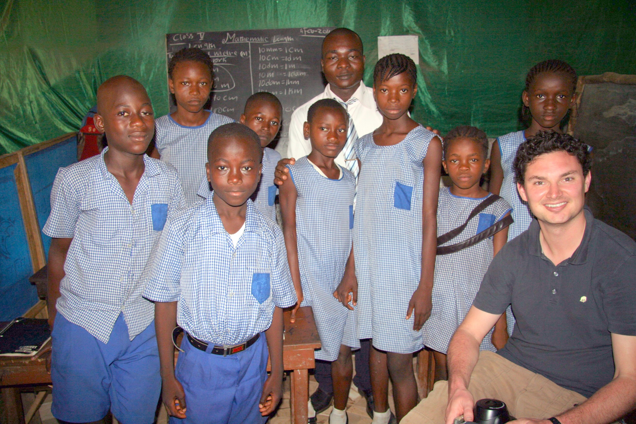 Fraser with class six